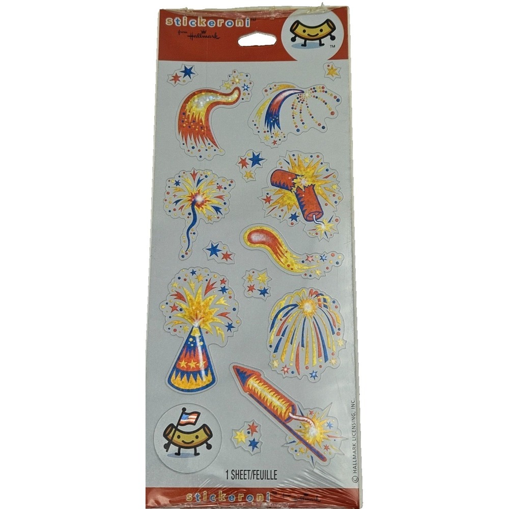 Hallmark‎ Fireworks Stickers Patriotic Celebration Scrapbook Planner